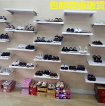 Shoe Shelves Shoes Shop Shoe Cabinet Wooden Ostyle Storefronts Display Sample Racks Wall Shoe Racks Brief Commercial Shop Wall-mounted