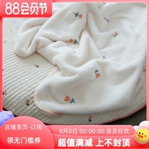 Korea ultra - fine fiber blanket tulip childrens carpet office lunch - camping sofa carpet blanket