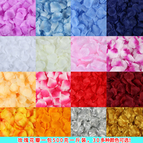 Simulation petal wedding arrangement props wedding hand throw Flower Hotel Tatai ktv silk cloth fake petals 1kg