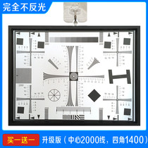 Test film focus test card Resolution Image ISO12233 Chart Camera calibration board Black and white card