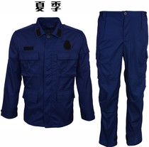 Firefighting as a new flame Blue Winter Thickened Summer Long Sleeve Training Jacket Sturdy