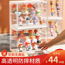 Acrylic blind box storage display box Hand-made bubble Matt display shelf storage box Transparent dustproof LEGO rack