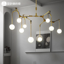 Designers lamp Nordic simple post-modern luxury living room lamps retro creative restaurant bedroom Willow chandelier