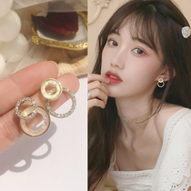 Temperament advanced ear clip niche elegant earless earrings Net red earrings students versatile sterling silver earrings