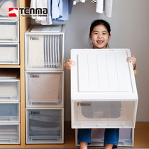 Tenma Japan Tianma Co. Ltd. drawer storage box clothes plastic wardrobe storage box large size