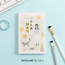 Warm air postcard One persons good weather 30 sheets of boxed card handbill material single-sided greeting card birthday