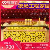 KTV coffee table glowing stainless steel coffee table tempered glass coffee table meeting living room luminous coffee table manufacturers custom coffee table