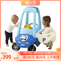 South Korean small house car POLI police car available for sitting children 4 wheels pedalling playground toy small caravan