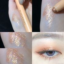 Korean black rouge sleeper pen eye shadow pen stick ss02 Honey peach gold pearl bright flash sheet waterproof without fainting