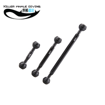 Weefine3 Inch Double Ball Head Turn Light Arm Diving Photography Light Arm Accessories Diving Aluminum Extension Light Arm