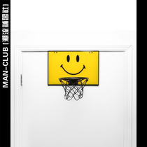 Smiley Smiley indoor mini rebounding basketball rack hanging door hanging wall toy chinatown market with the same