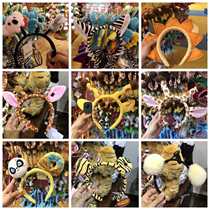 Guangzhou Chimelong souvenir animal Giraffe headband Koala hair ornaments headdress sweet cute cartoon hairband Zhuhai