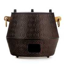 Hexagonal Charcoal Stove Cast Iron Stove Alcohol Stove Candle Stove Coffee Color