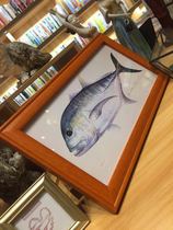 Rafting oversea decoration painting solid wood border swing piece living room office 58 x 28cm pendulum pieces year over year to make a fortune