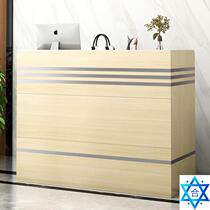 Store cashier counter simple small bar reception front desk