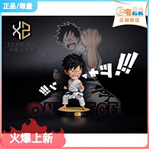 Spot fat house gk XZ title page sports meeting Taekwondo Road Fly One Piece animation limited hand