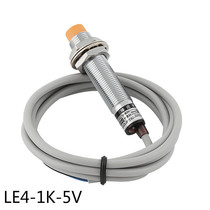 M12 inductive proximity sensor switch LE4-1K three-wire npn normally open LE4-1K-5V metal sensor