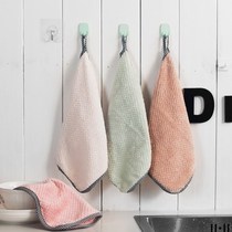 Electric cake pan cleaning paper kitchen special rag does not touch oil does not shed hair to wipe the table dishcloth lazy people do not stick oil