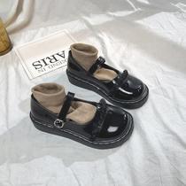 Day Department Little Leather Shoes Female Jk Yingren Doll Shoes Shallow Mouth Soft Girl Girl Single Shoe College Wind Retro Mary Treasures