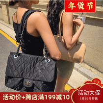 2020秋冬新款菱格大容量小香风网红博主同款黑色百搭休闲旅行包女