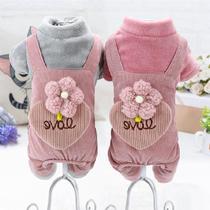 Dog New Year festive clothes four-legged pet sweater dwarf cat kitten vest fat dog Spring suit snow