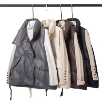 2021 autumn and winter New down vest female short Korean version loose light down jacket vest waistcoat