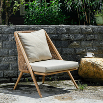 Purple Leaf Balcony Leisure Chair Nordic Linzhen Chain Bedroom Studio Household Sofa Chair Lazy Sofa Chair