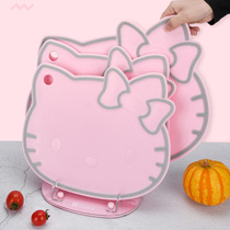 Baby supplementary vegetable board fruit board cutting fruit cutting board small dormitory baby occupied board household felt board chopping board plastic