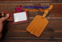 DIY handmade leather hand-made leather tools Paper pattern QQW-72 logo card drawings