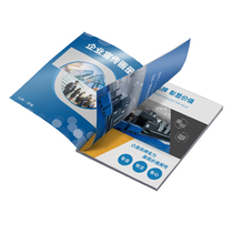 (Look at the sample)leaflet album folding paper weight look at the sample