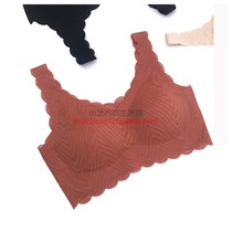 2501 Vest Type Sleep Lingerie No Steel Ring Sexy Poly Woo Breathable Thin zero feeling No pressure bra