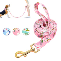 Dogs traction rope teddy Labrador small dogs in large canines Pet Supplies Nylon Walking Dog Rope Chains