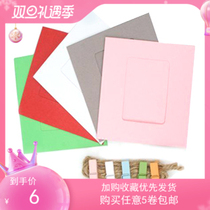 The shopkeeper recommends the private miini Mini 3-inch photo paper with photo album hemp rope photo frame string card hanging paper