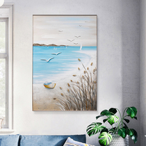 Entering Feng Shui entrance partition decorative painting modern simple vertical corridor aisle hanging painting wall 3d three-dimensional relief