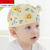 Baby cool hat 1-12 months male and female baby brain door heart spring summer thin cotton through valve cap