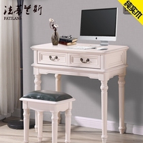 All solid wood45-50-60-70-80-90cm American mini small desk Small apartment Bedroom table Study table