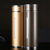 KM Sterling Silver Cup s999 silver sterling silver health Cup sterling silver inner tank insulation Cup business customization high-grade water Cup