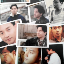 Leslie Cheungs small photo card sticker brothers retro souvenir nostalgic concert photo album postcard poster