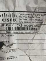 CAB-1900W-CH CAB-1900W-CH 72-3727-01 16a250v Cisco Power Cord
