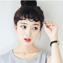 Korean style trend air bangs Ultra-thin bangs ultra-curly bangs hair pieces broken bangs wig pieces seamless stealth