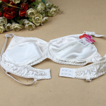 Breathing underwear 100% mulberry silk double-sided silk bra without steel ring ultra-thin cotton pad anti-bump