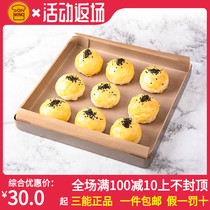 Sanneng non-stick cloth 28cm square baking tray special high temperature resistant tarpaulin Glass fiber coated high temperature cloth baking hemming