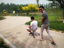 Walking baby slippery artifact light folding with baby out artifact simple trolley children tricycle 1-6 years old