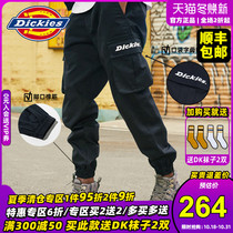 Dickies overalls mens Tide brand printing Dicks spring and autumn loose multi pocket leg casual pants children qf