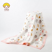 Six-layer pure cotton baby gauze bath towel Spring and autumn newborn towel Four-layer bath towel quilt baby blanket