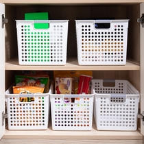 Super practical desktop fruit snacks storage basket small kitchen countertop bathroom toiletries storage basket