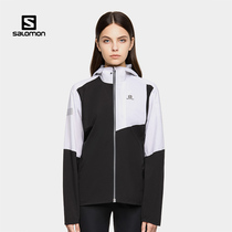 salomon salomon women's outdoor rush suit hooded waterproof hard shell BONATTI TRAIL WP JKT