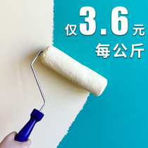 Interior wall latex paint Indoor household formaldehyde-free environmental protection white self-brush paint wall paint brush wall color paint wall