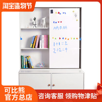 Comparable bear Solid wood childrens study desk Household student writing desk Baby bookcase Desk combination cabinet for boys and girls