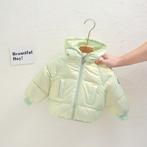 Childrens clothing Childrens down clothes 2021 autumn and winter new boy girl short Thickened Jacket Baby Korean Version Bread